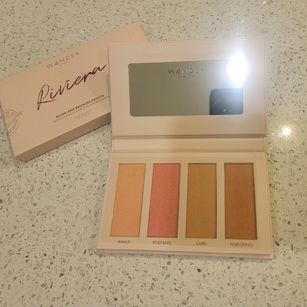 WANDER Riviera Blush and Bronze Palette